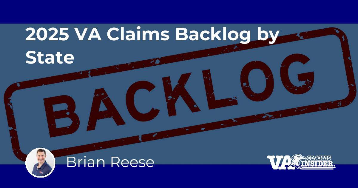 2024 VA Claims Backlog By State