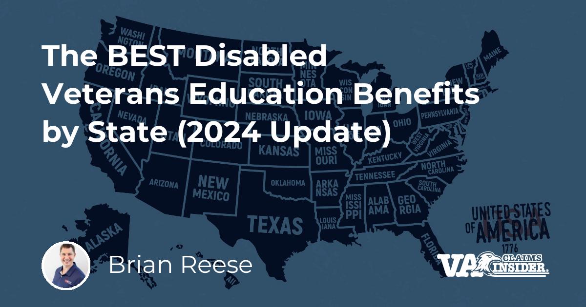 The BEST Disabled Veterans Education Benefits by State (2024 Update)