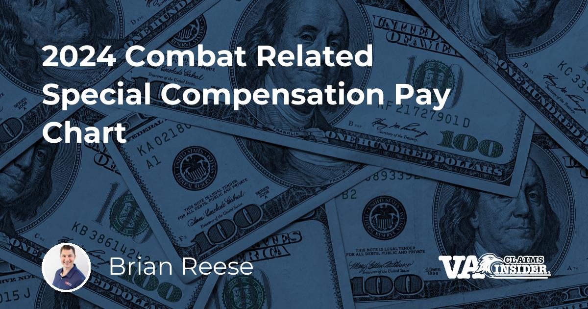 2024 Combat Related Special Compensation Pay Chart