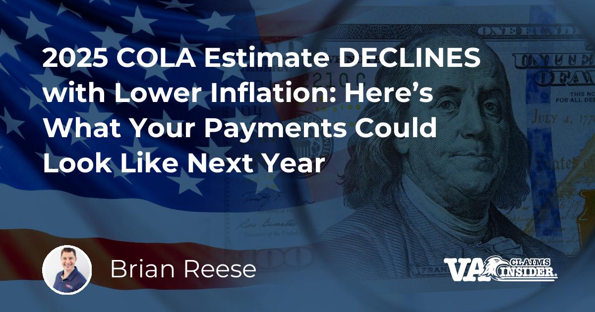 2025 COLA Estimate DECLINES with Lower Inflation Here’s What Your