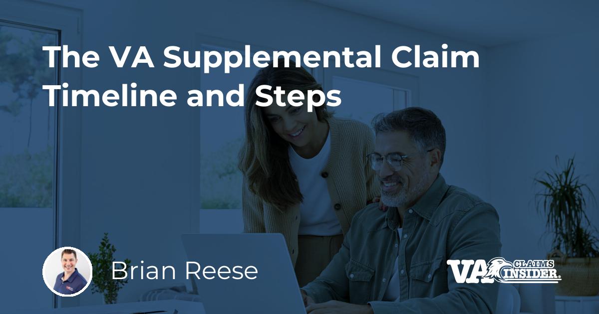 The VA Supplemental Claim Timeline and Steps