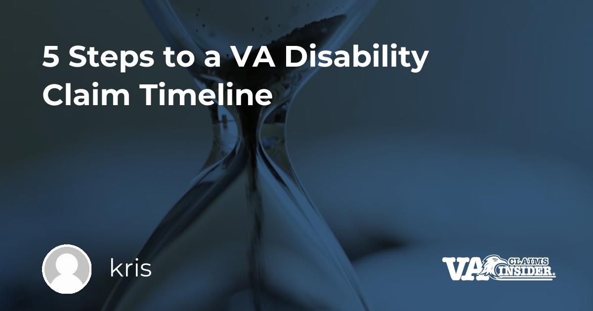 5 Steps to a VA Disability Claim Timeline VA Claims Insider