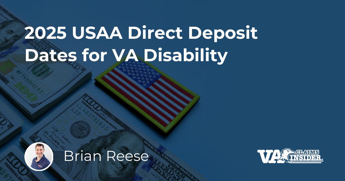 2025 USAA Direct Deposit Dates for VA Disability